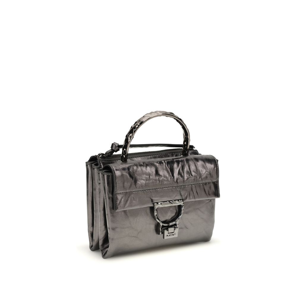 Coccinelle Black Calf Leather Bos Taurus Handbag Coccinelle