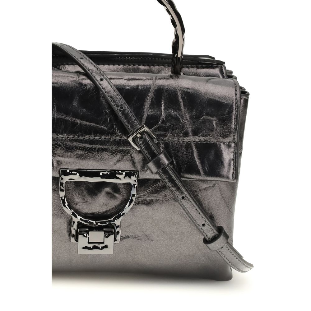 Coccinelle Black Calf Leather Bos Taurus Handbag Coccinelle