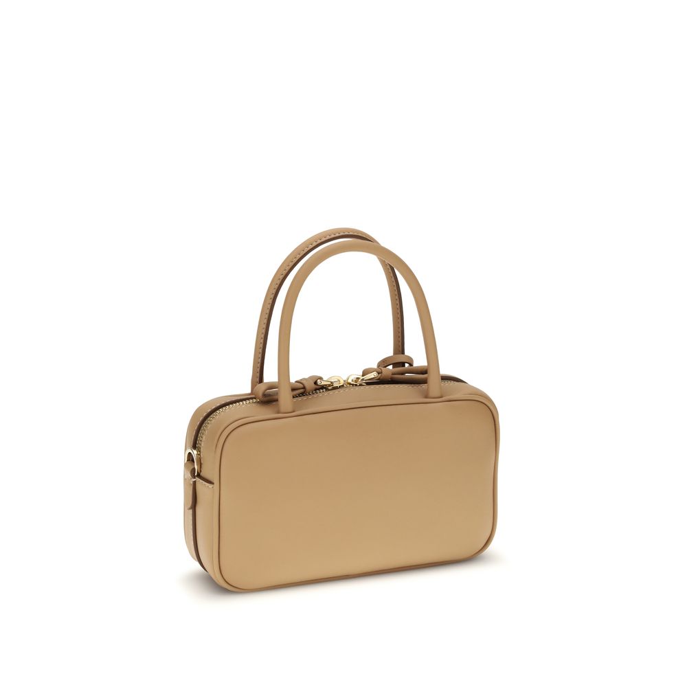 Prada handtas van beige kalfsleer