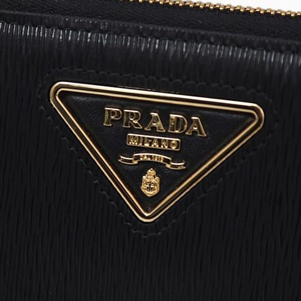 Prada Black Calfskin Wallet Prada
