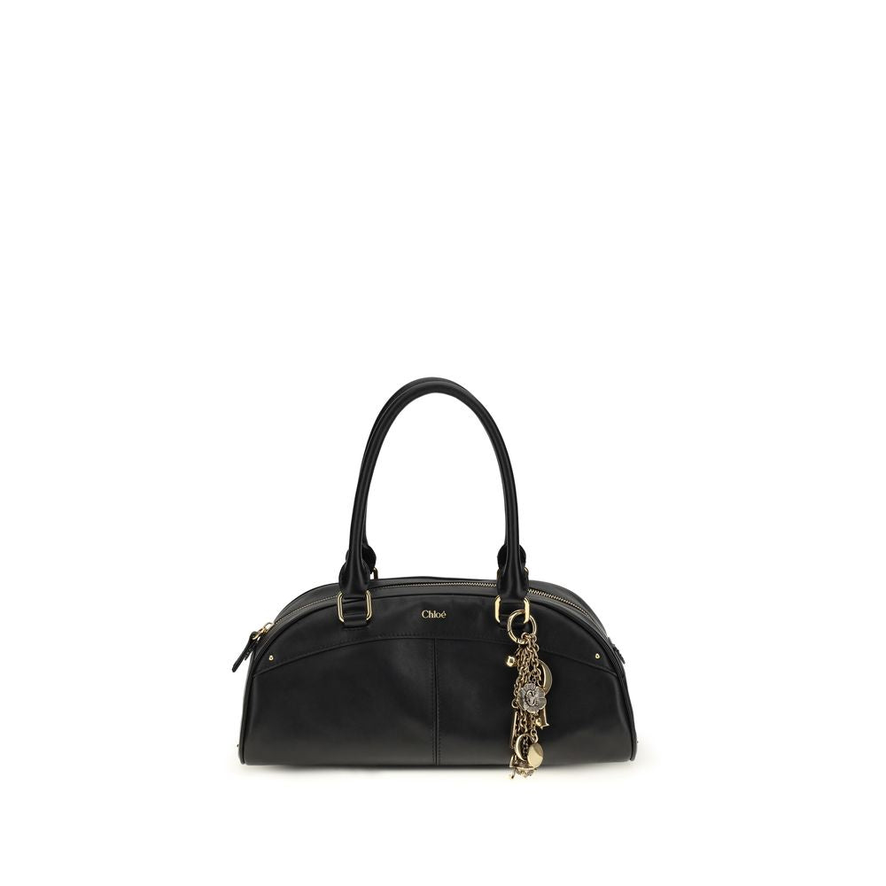 Chloé Black Calf Leather Bos Taurus Shoulder Bag Chloé