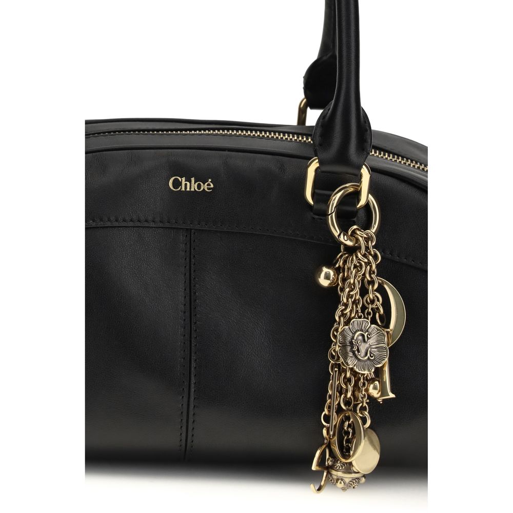 Chloé Black Calf Leather Bos Taurus Shoulder Bag Chloé