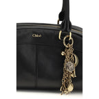 Chloé Black Calf Leather Bos Taurus Shoulder Bag Chloé