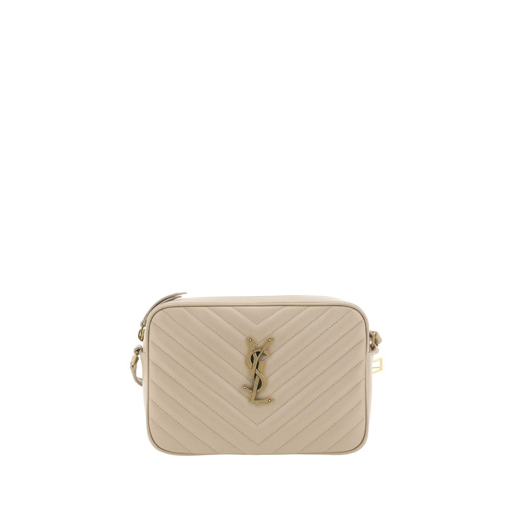Saint Laurent Beige Calf Leather Bos Taurus Shoulder Bag Saint Laurent