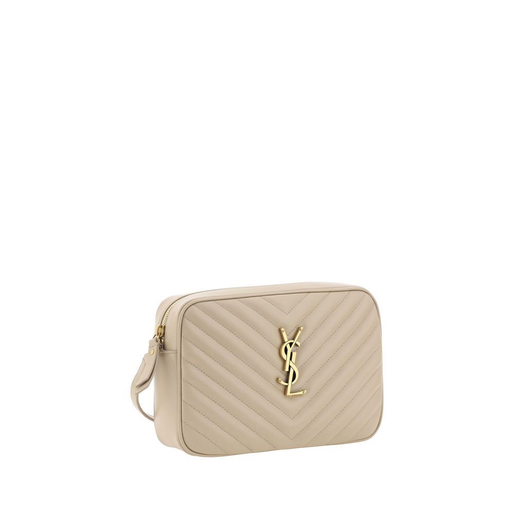 Saint Laurent Beige Calf Leather Bos Taurus Shoulder Bag Saint Laurent