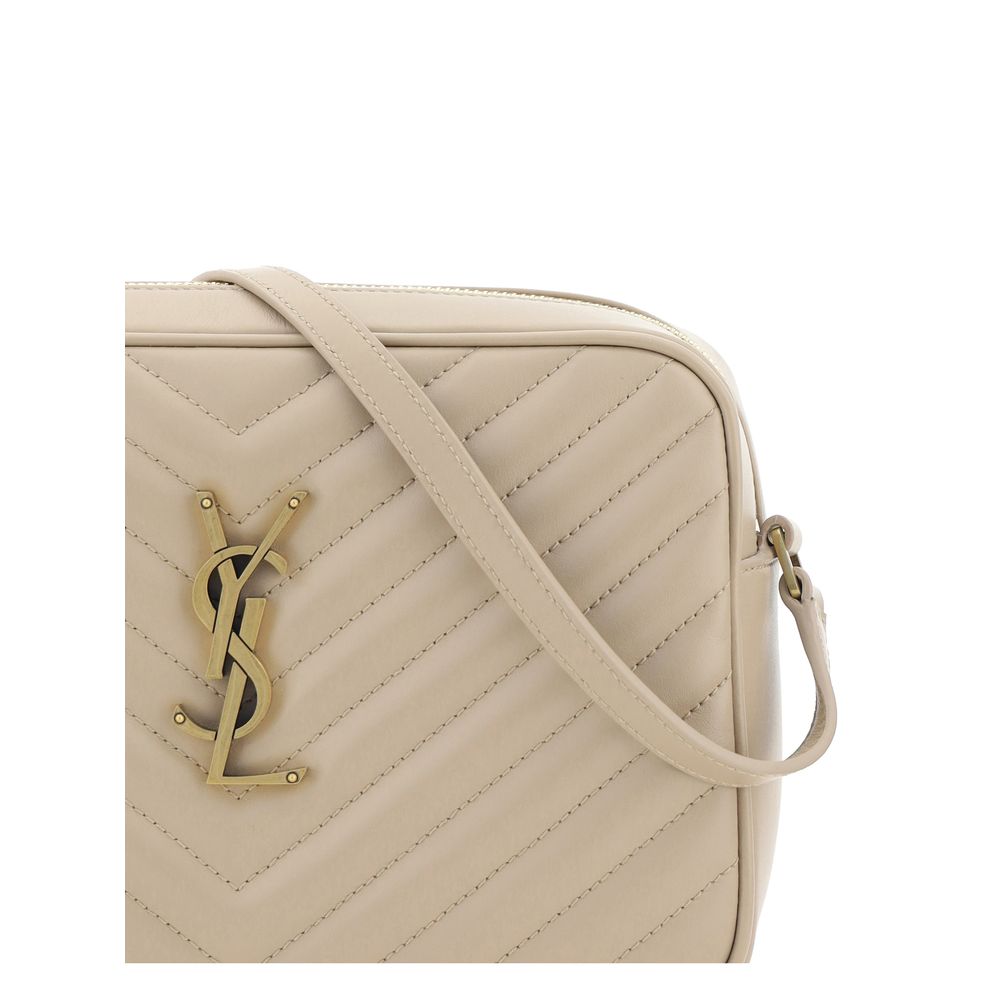 Saint Laurent Beige Calf Leather Bos Taurus Shoulder Bag Saint Laurent