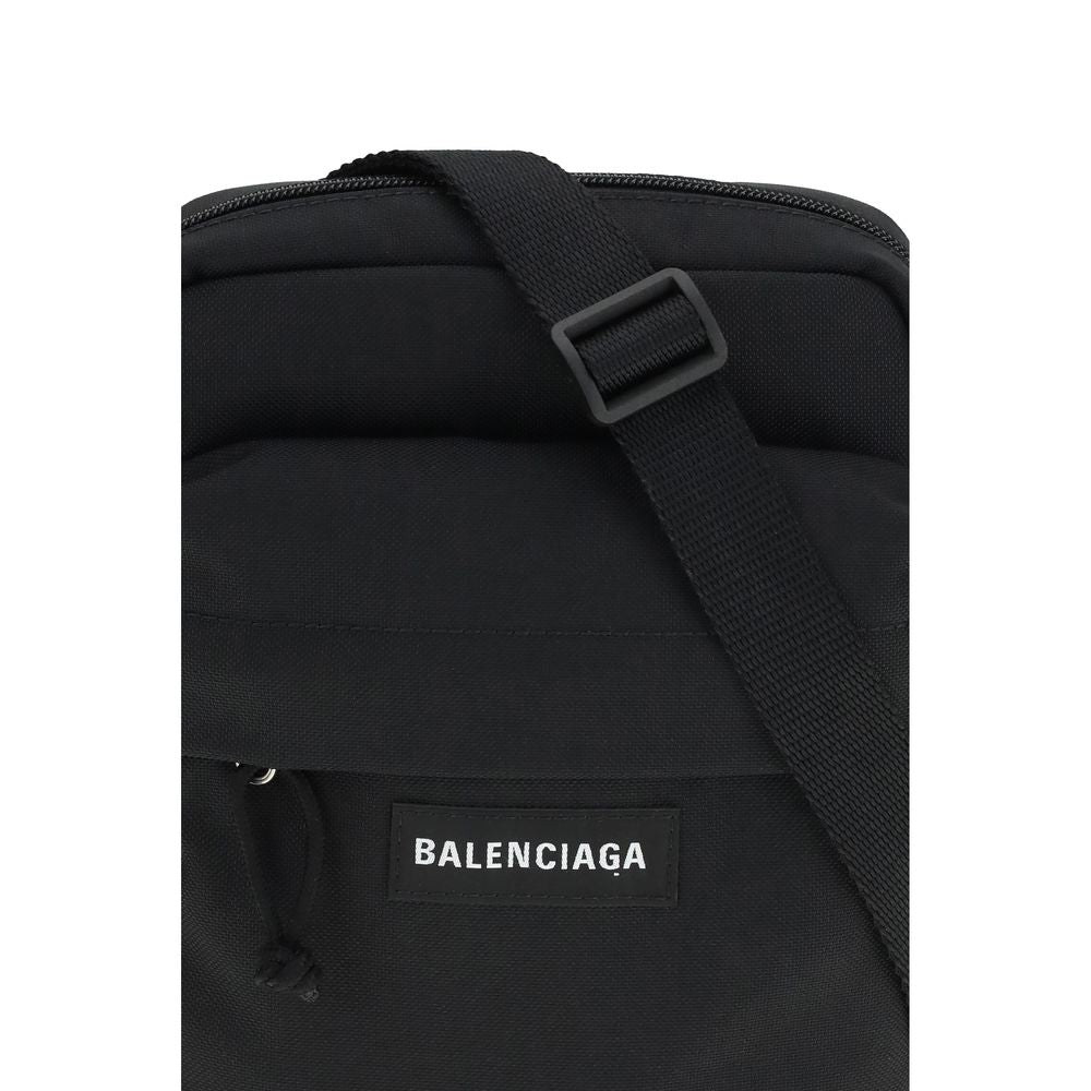 Balenciaga schoudertas van zwart polyamide - Maranos