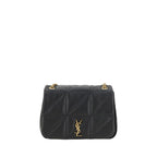 Saint Laurent Black Calf Leather Bos Taurus Shoulder Bag - Maranos