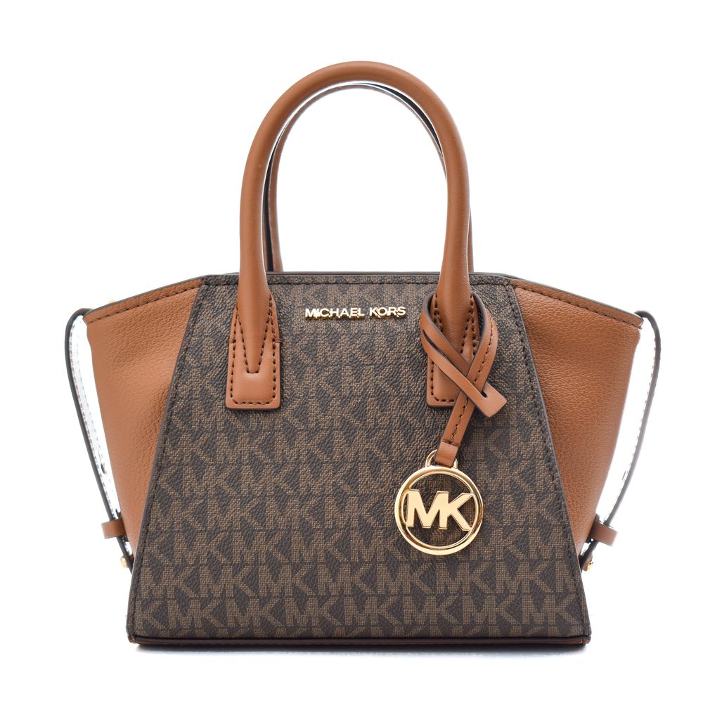 Michael Kors Avril handtas in bruin canvas