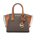 Michael Kors Avril handtas in bruin canvas