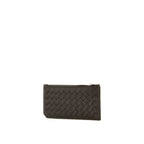 Bottega Veneta Brown Calfskin Cardholder Bottega Veneta