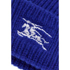 Burberry Blue Cashmere Beanie Burberry