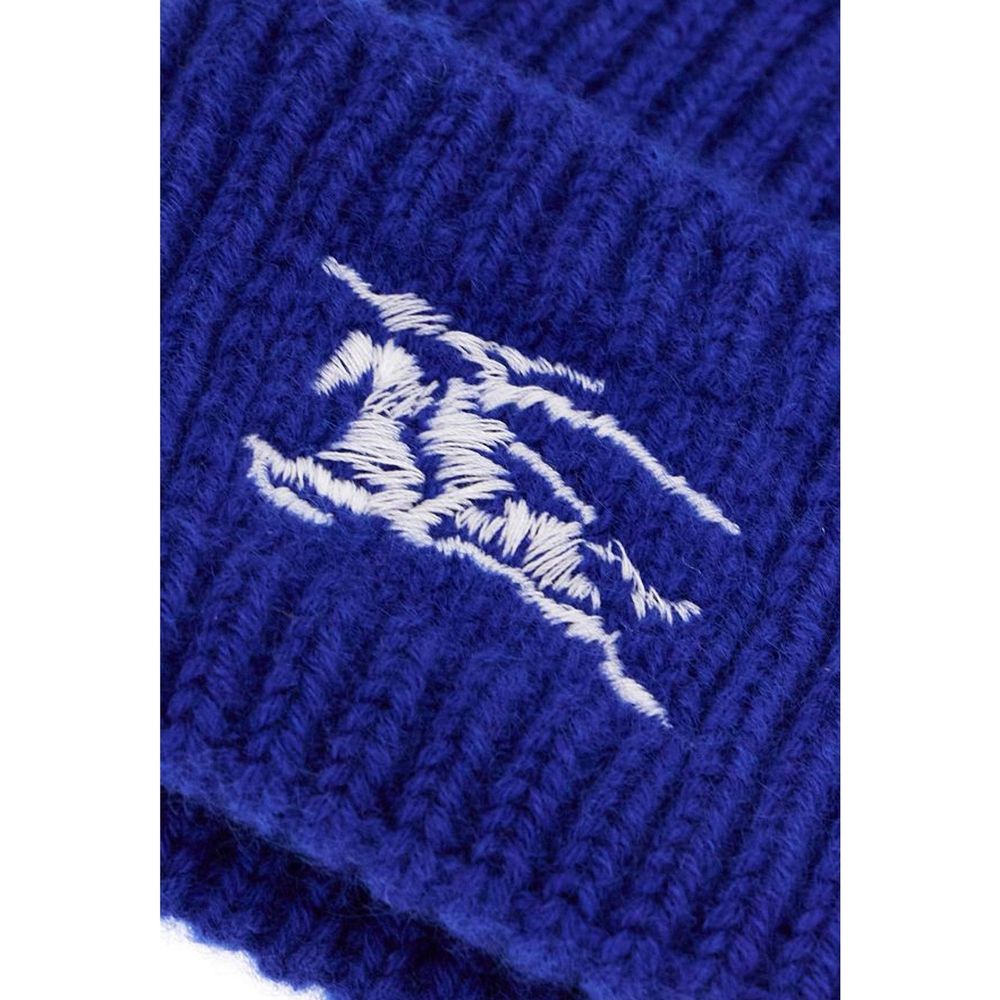 Burberry Blue Cashmere Beanie Burberry