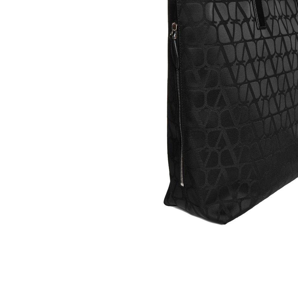 Valentino Garavani tote in zwart katoen Valentino Garavani