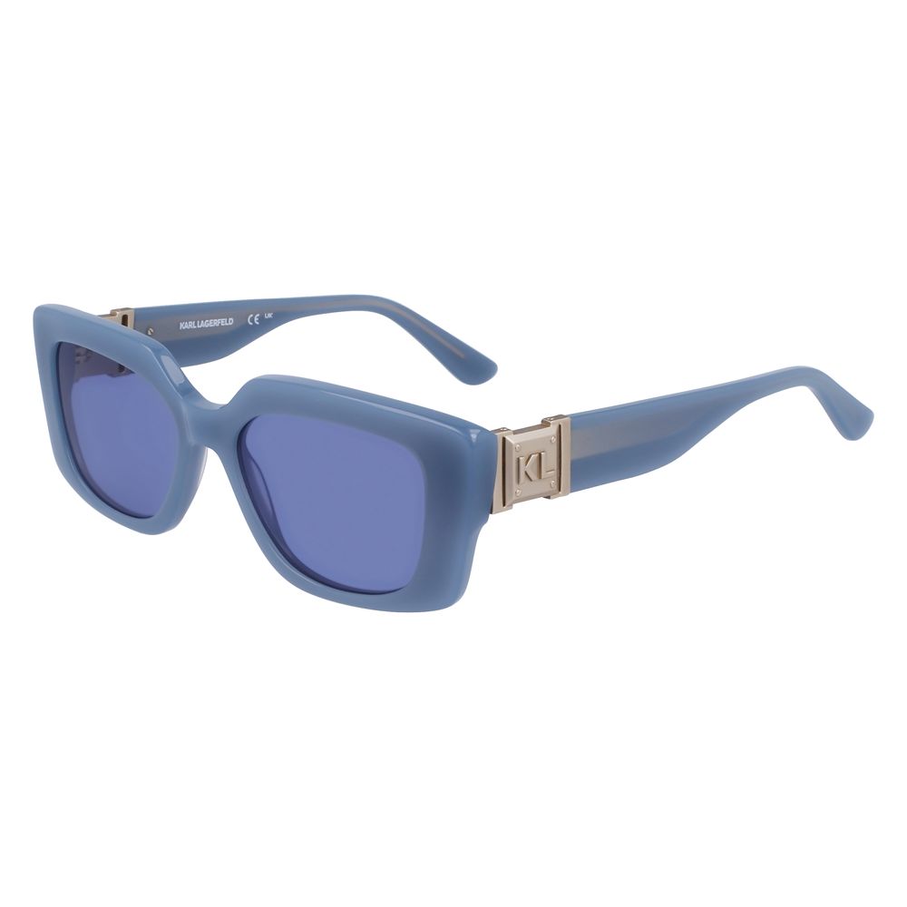 Karl Lagerfeld Sonnenbrille aus blauem Acetat