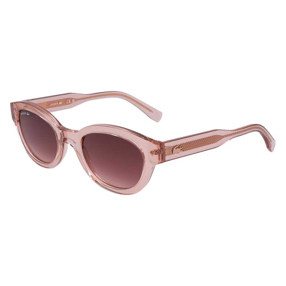 Lacoste sunglasses made of pink injected material