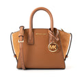 Michael Kors handtas van bruin leer