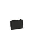 Valentino Garavani Black Calf Leather Bos Taurus Wallet Valentino Garavani