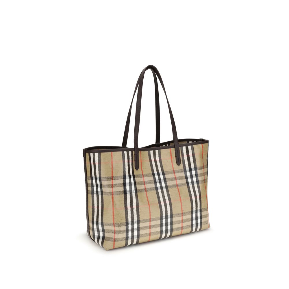 Burberry Highlands handtas in multicolor katoenmix Burberry