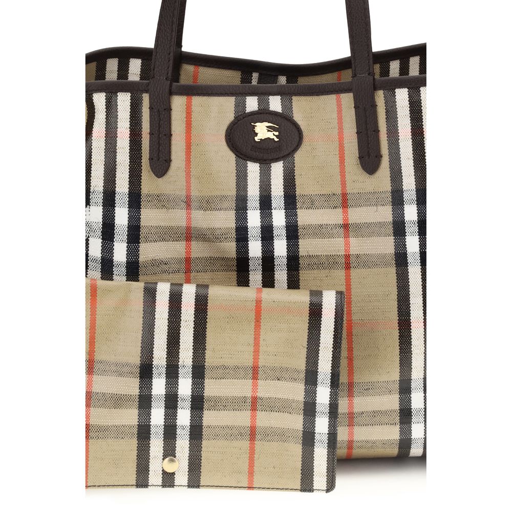 Burberry Highlands handtas in multicolor katoenmix Burberry