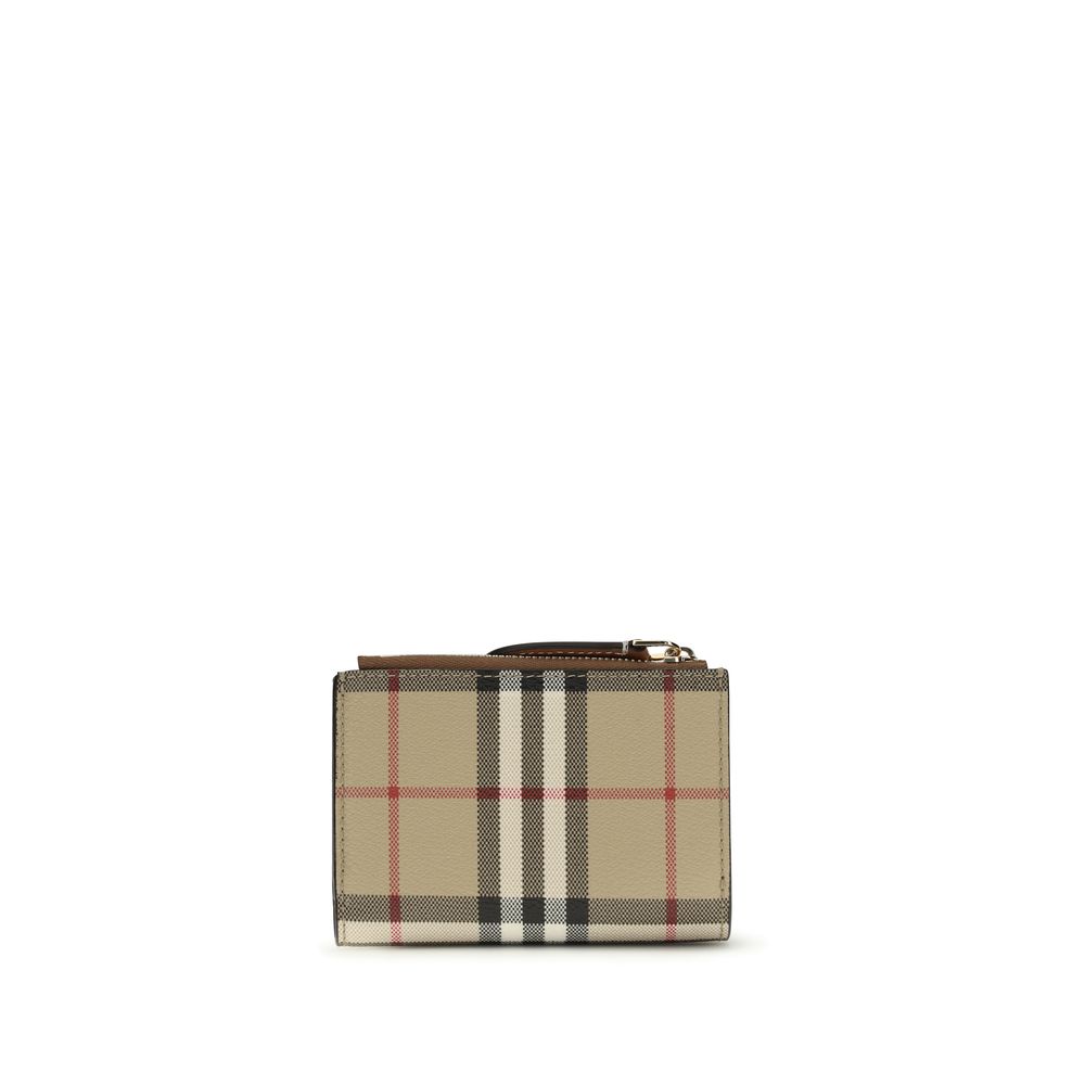 Burberry geruite portemonnee in beige - Maranos