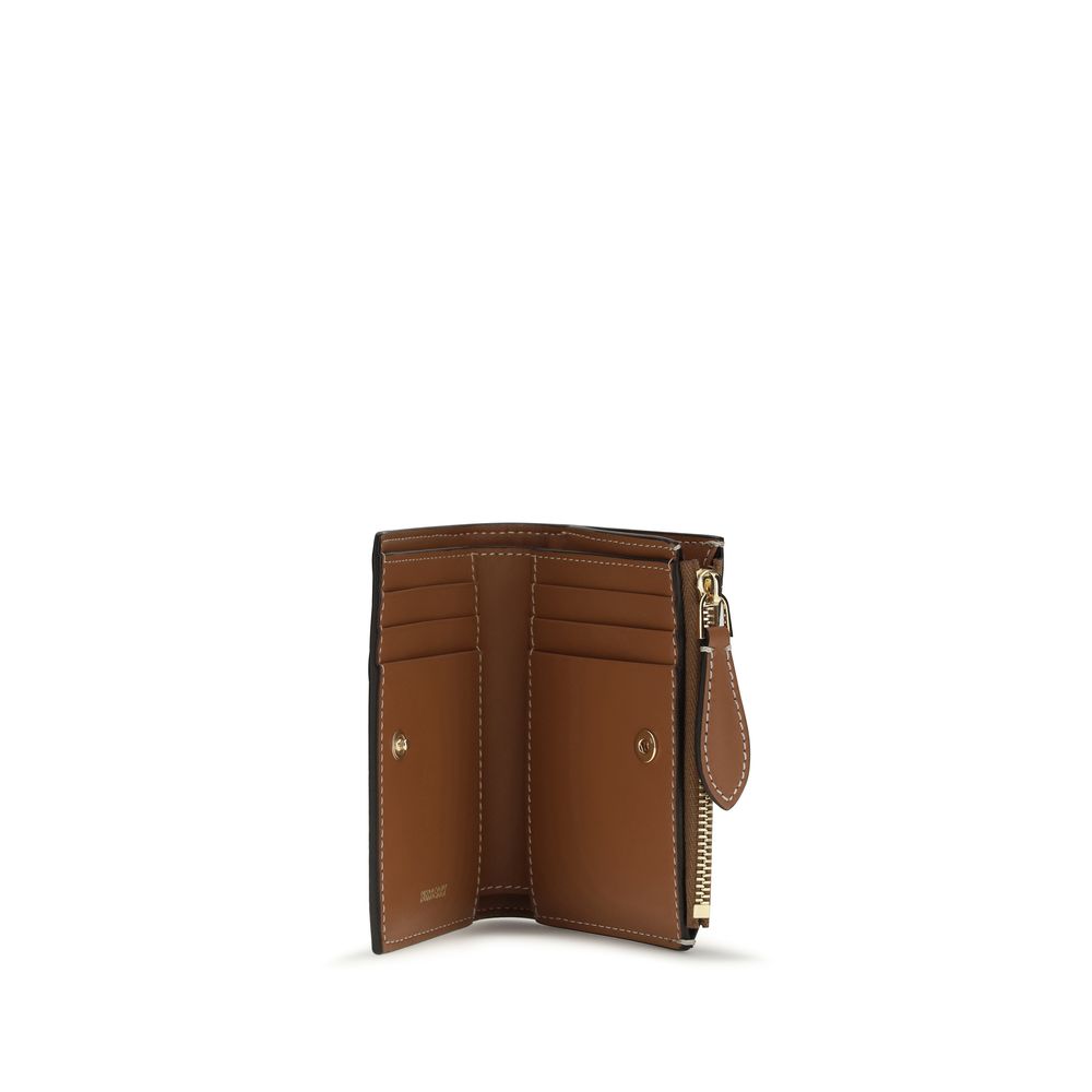 Burberry geruite portemonnee in beige - Maranos