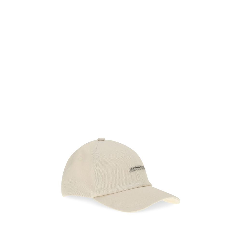Jacquemus La Casquette Gadjo pet in beige katoen