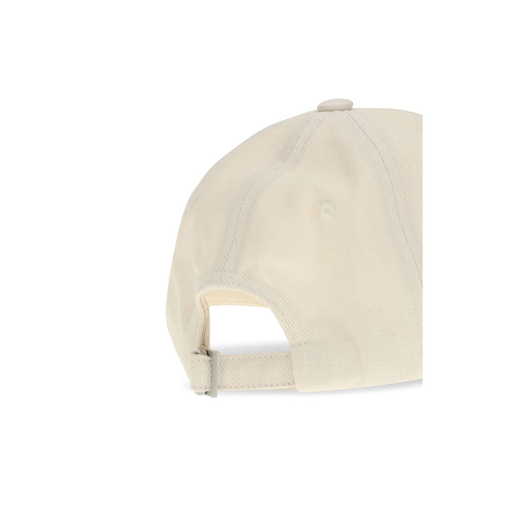 Jacquemus La Casquette Gadjo pet in beige katoen