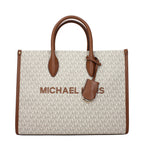 Michael Kors handtas in beige stof Michael Kors