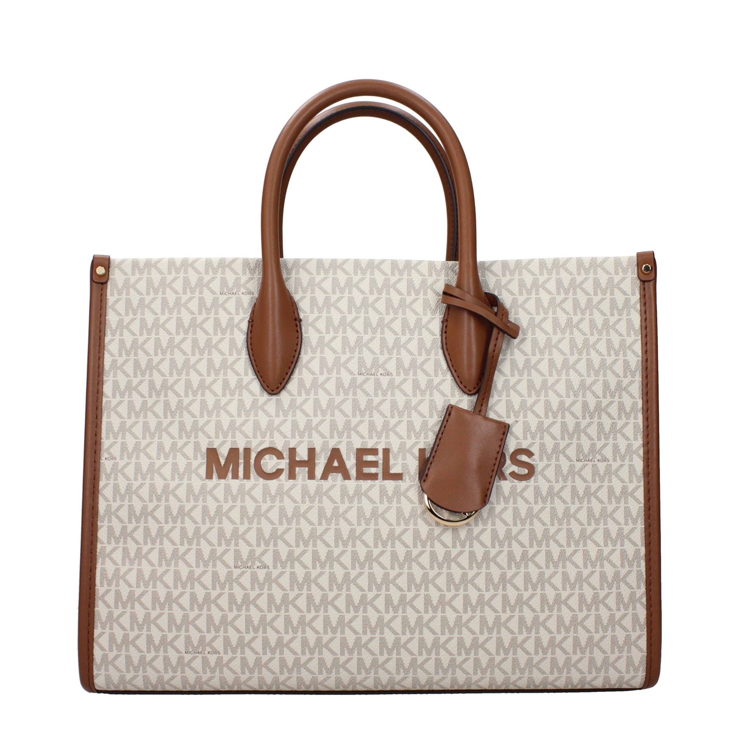Michael Kors handtas in beige stof Michael Kors