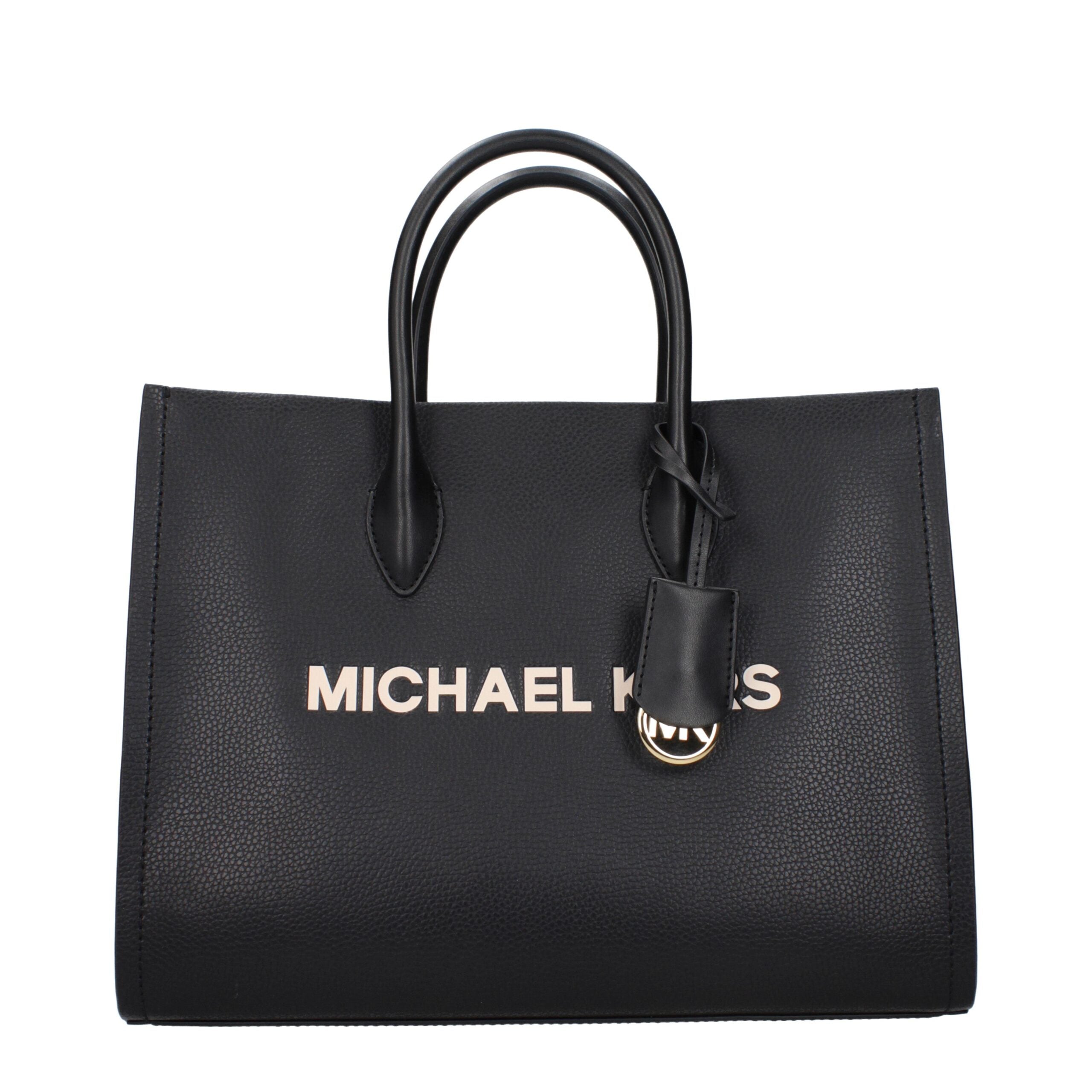Michael Kors handtas in zwart leer