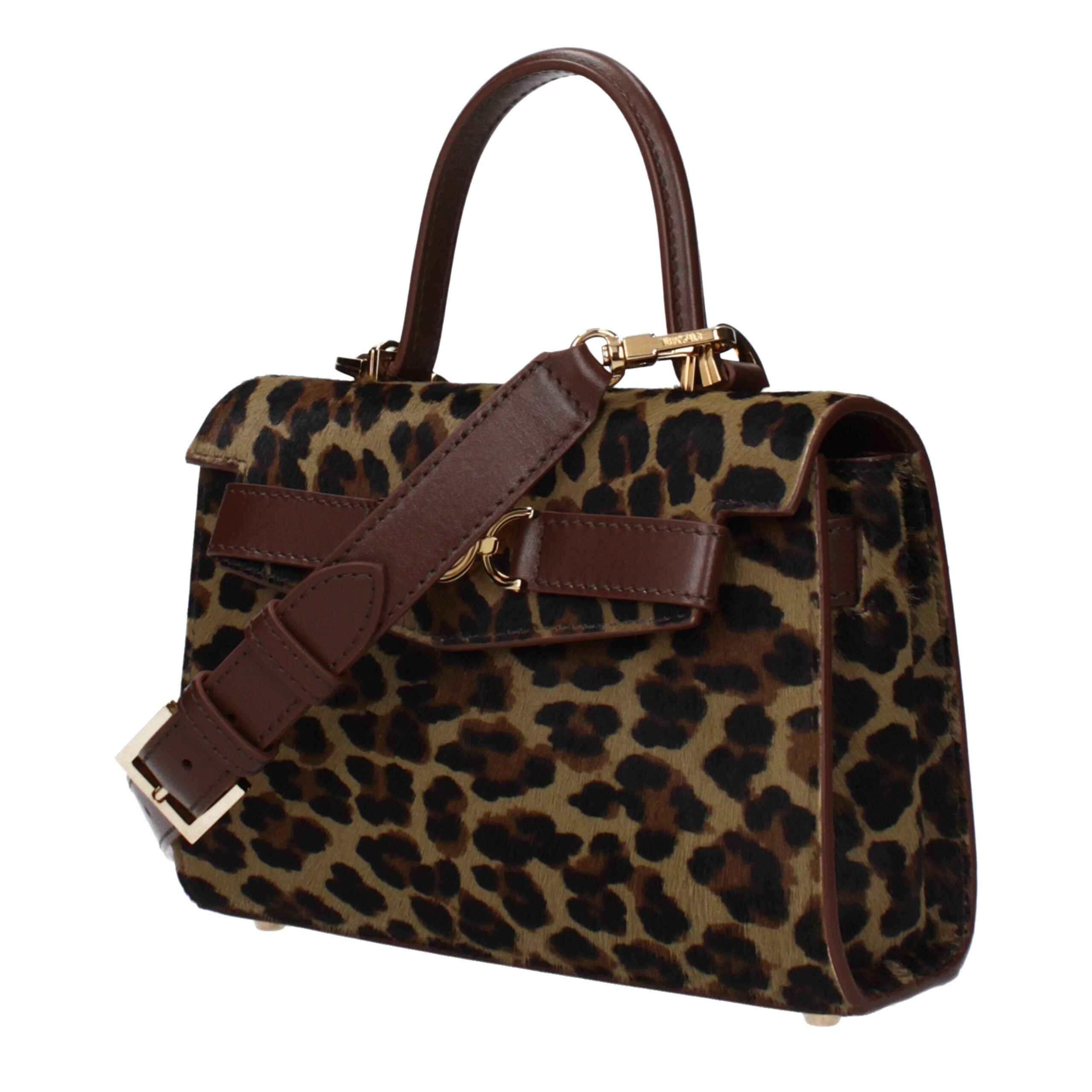 Versace handtas in beige ponyhair