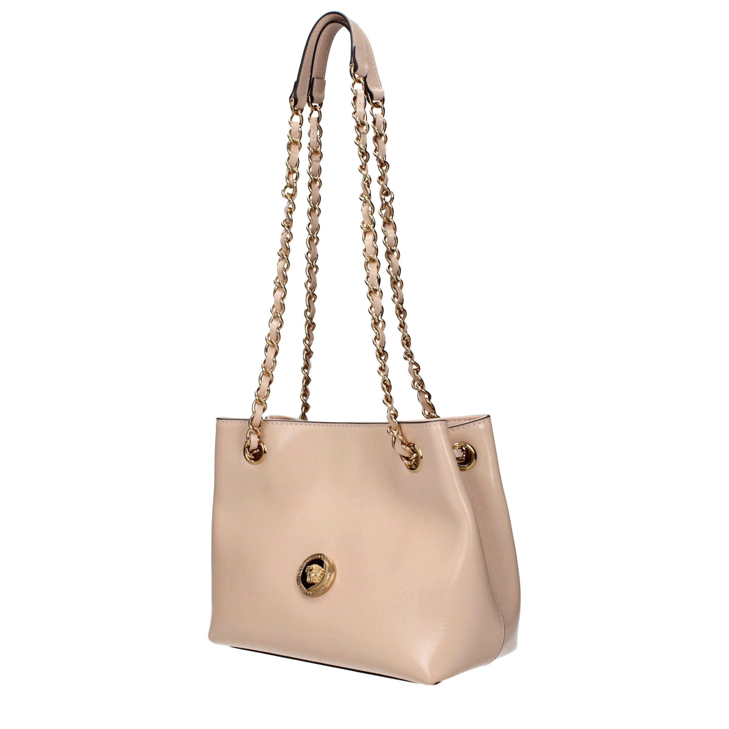 Versace shoulder bag in pink leather