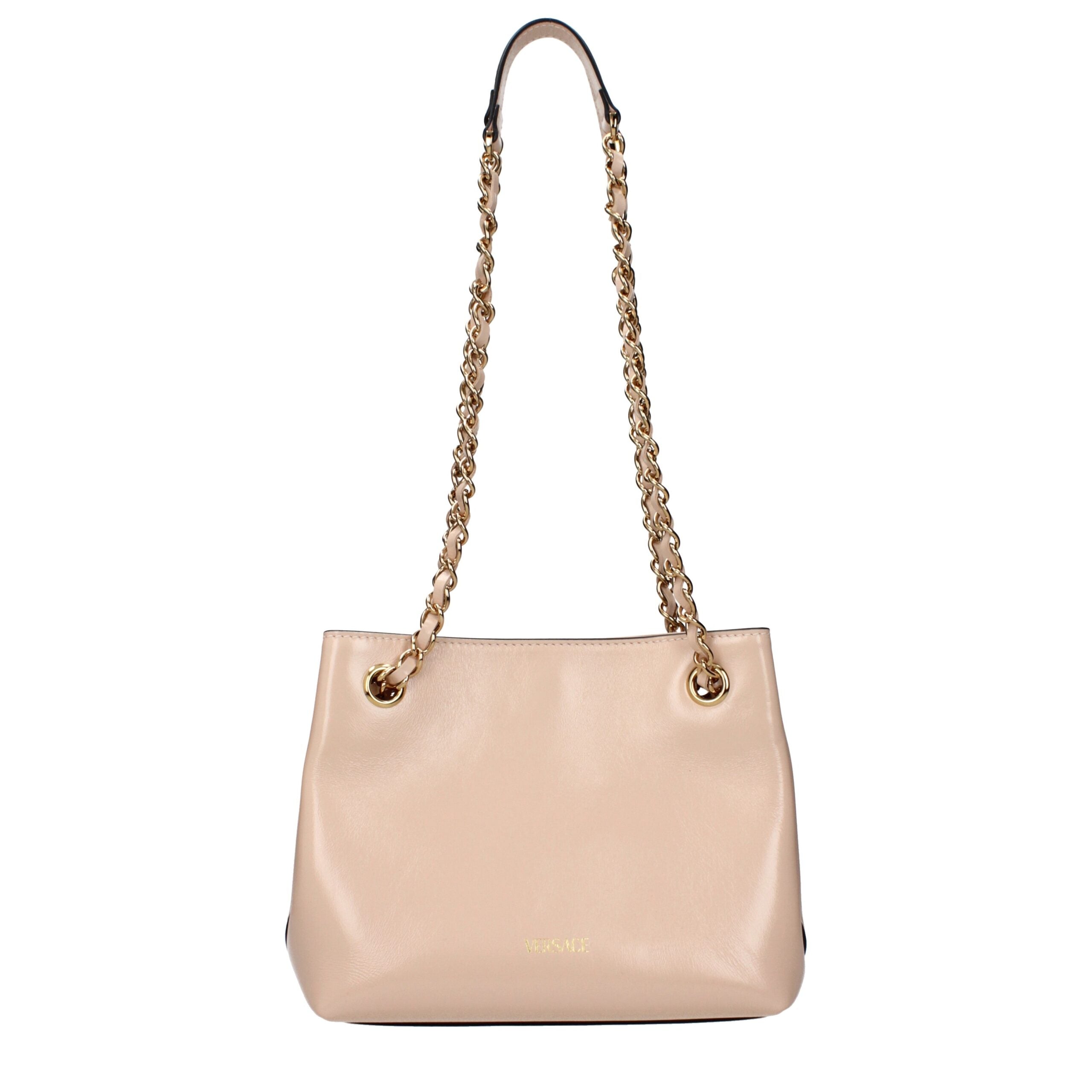 Versace shoulder bag in pink leather