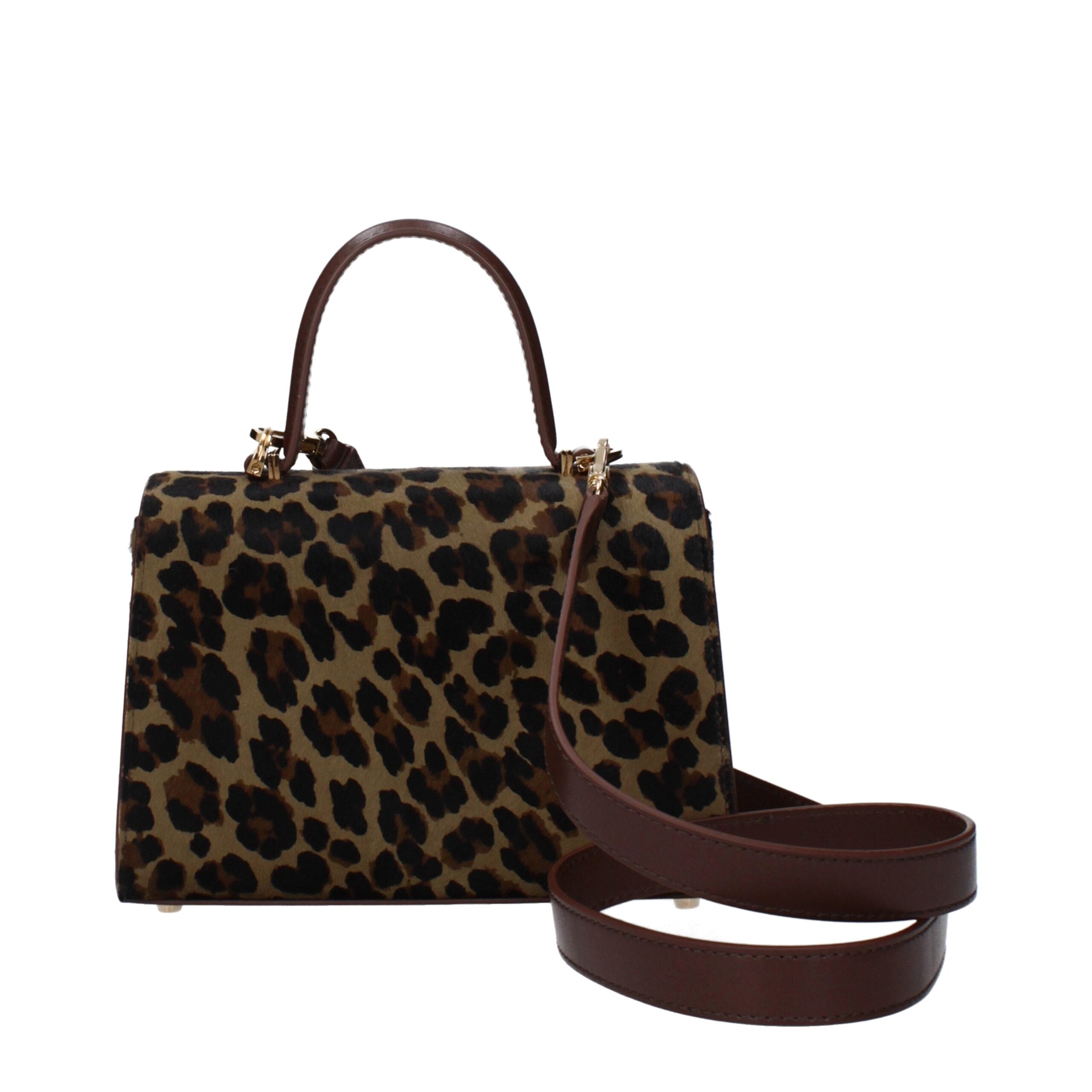 Versace handtas in beige ponyhair