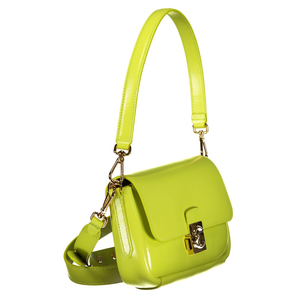Coccinelle C-Me Lock handtas in verde leer Coccinelle