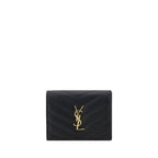 Saint Laurent Black Lamb Ovis Aries Aries Wallet Saint Laurent