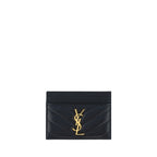 Saint Laurent Black Lamb Ovis Aries Aries Wallet Saint Laurent