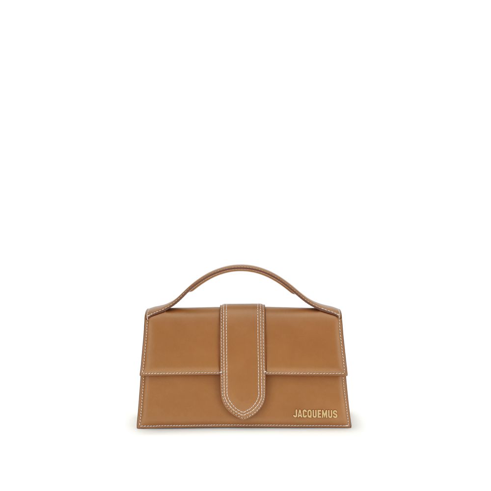 Jacquemus handtas in bruin kalfsleer