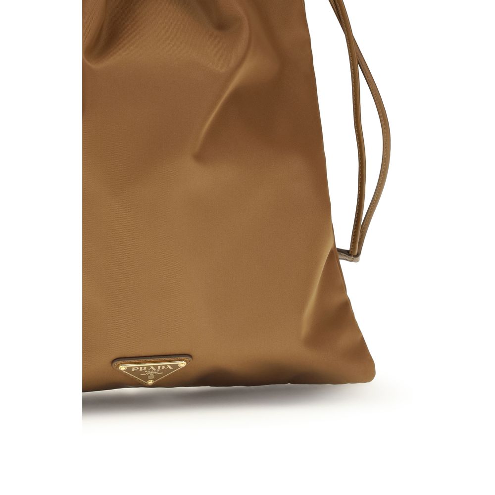 Prada Re-Nylon shoulder bag in brown
