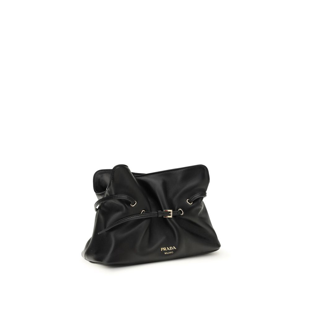 Prada Black Lamb Ovis Aries Aries Shoulder Bag Prada