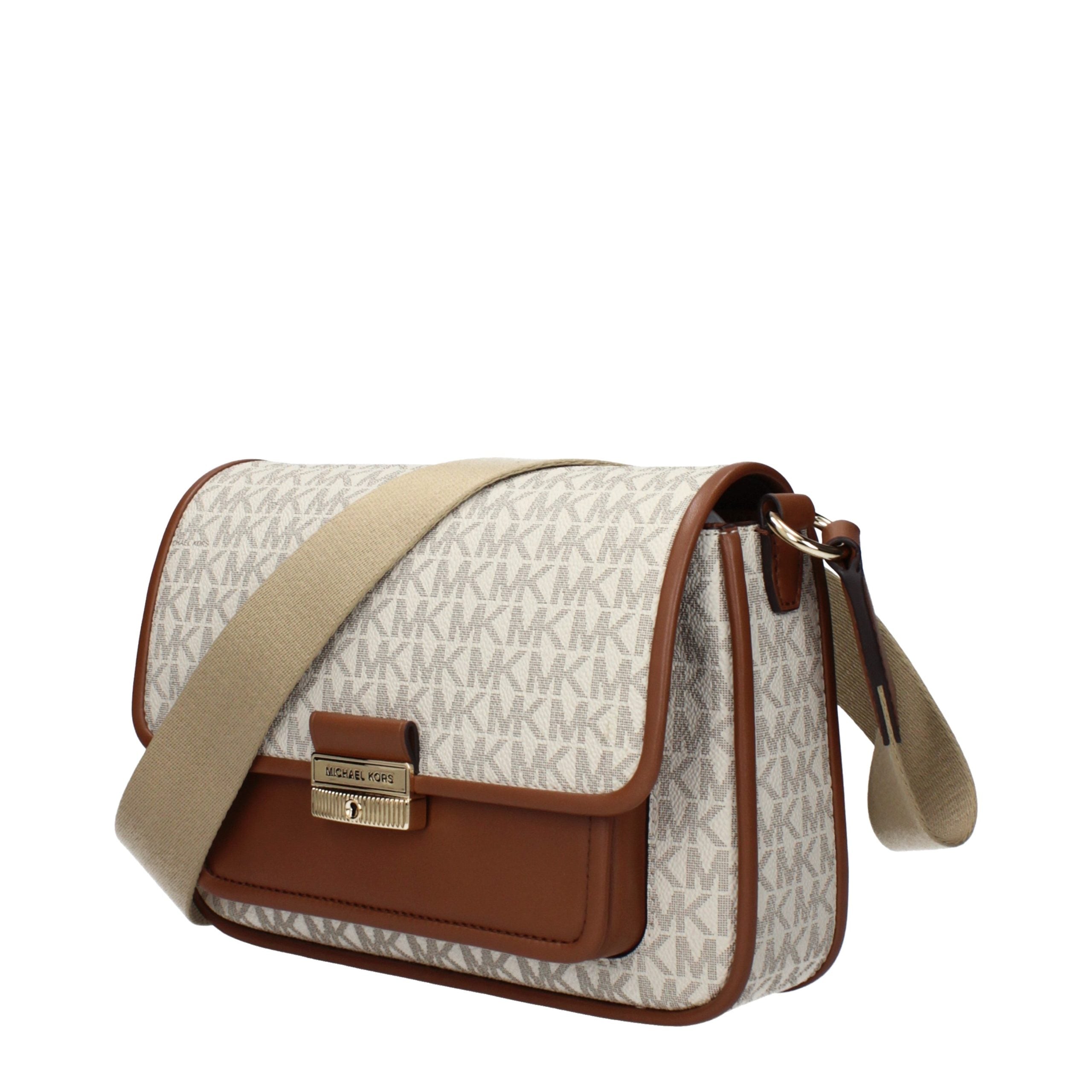 Michael Kors Beige Fabric Crossbody Bag Michael Kors