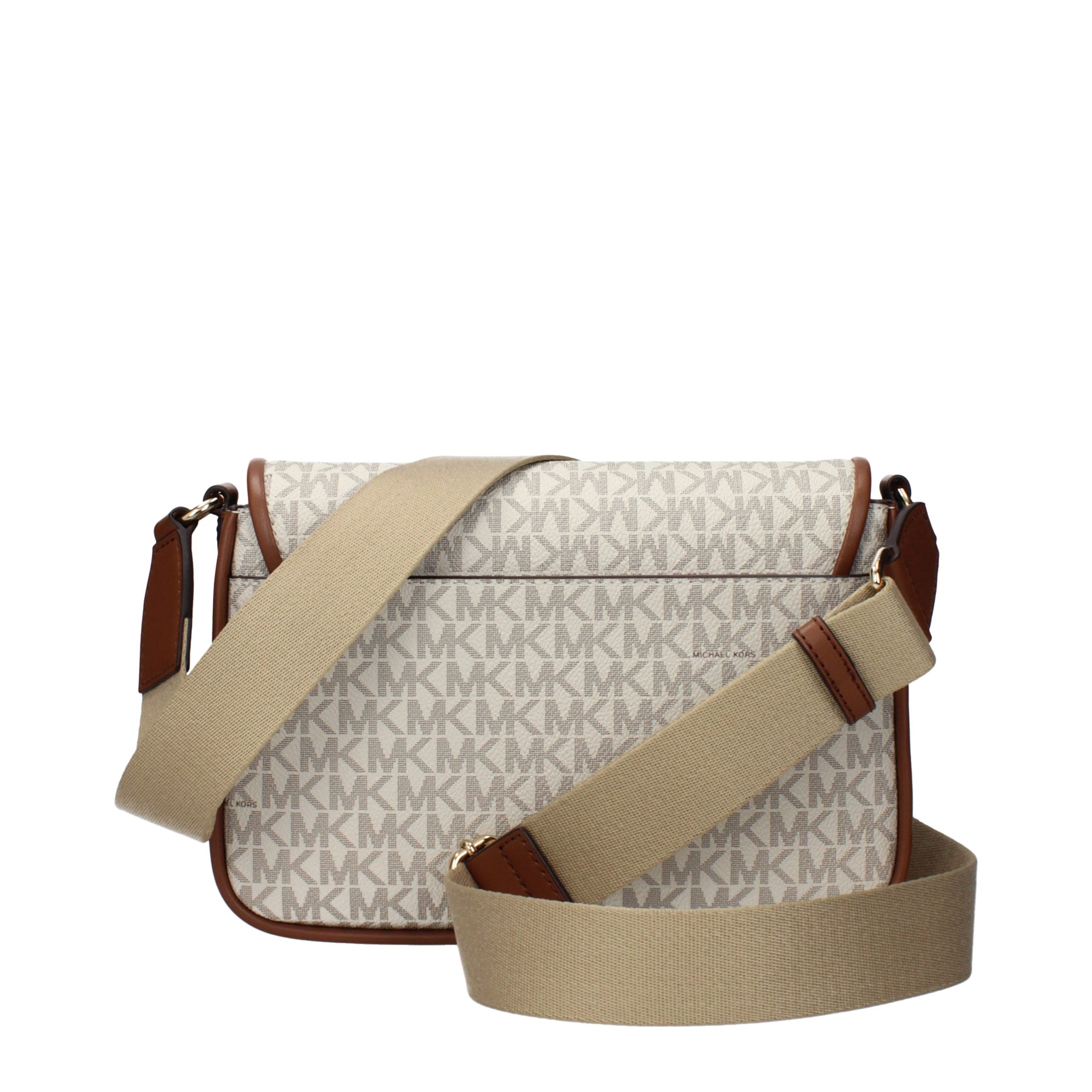 Michael Kors Beige Fabric Crossbody Bag Michael Kors