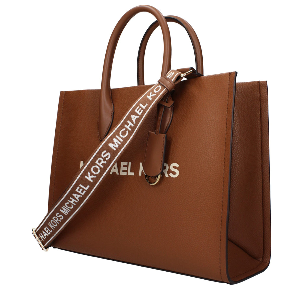 Michael Kors handtas in bruin leer Michael Kors