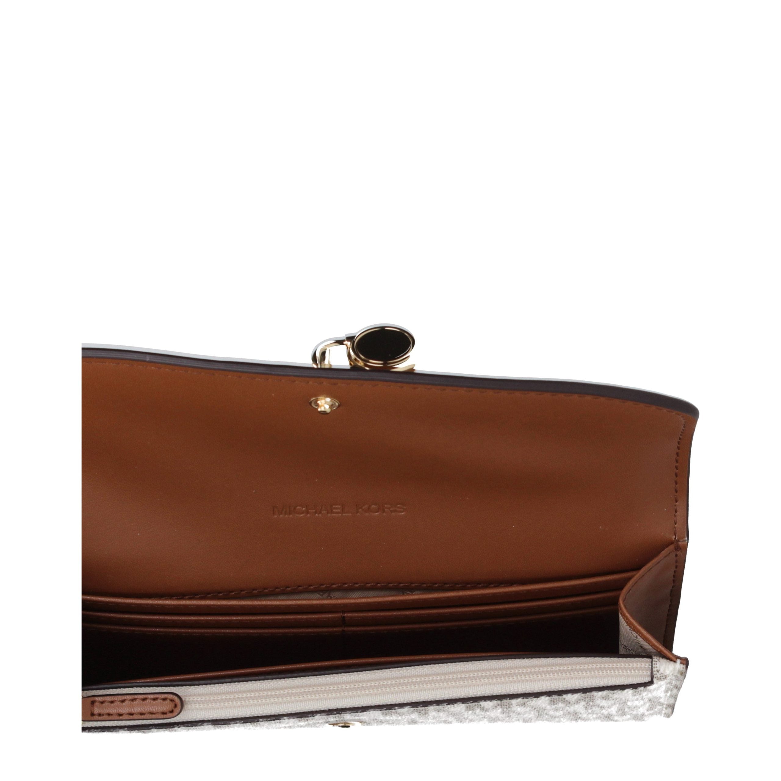 Michael Kors portemonnee in beige Michael Kors