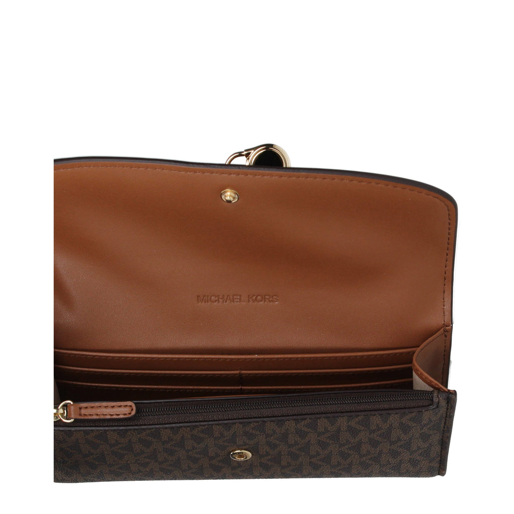 Michael Kors portemonnee in bruin Michael Kors