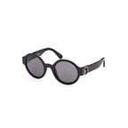 Moncler Black Pantografato Women Sunglasses Moncler