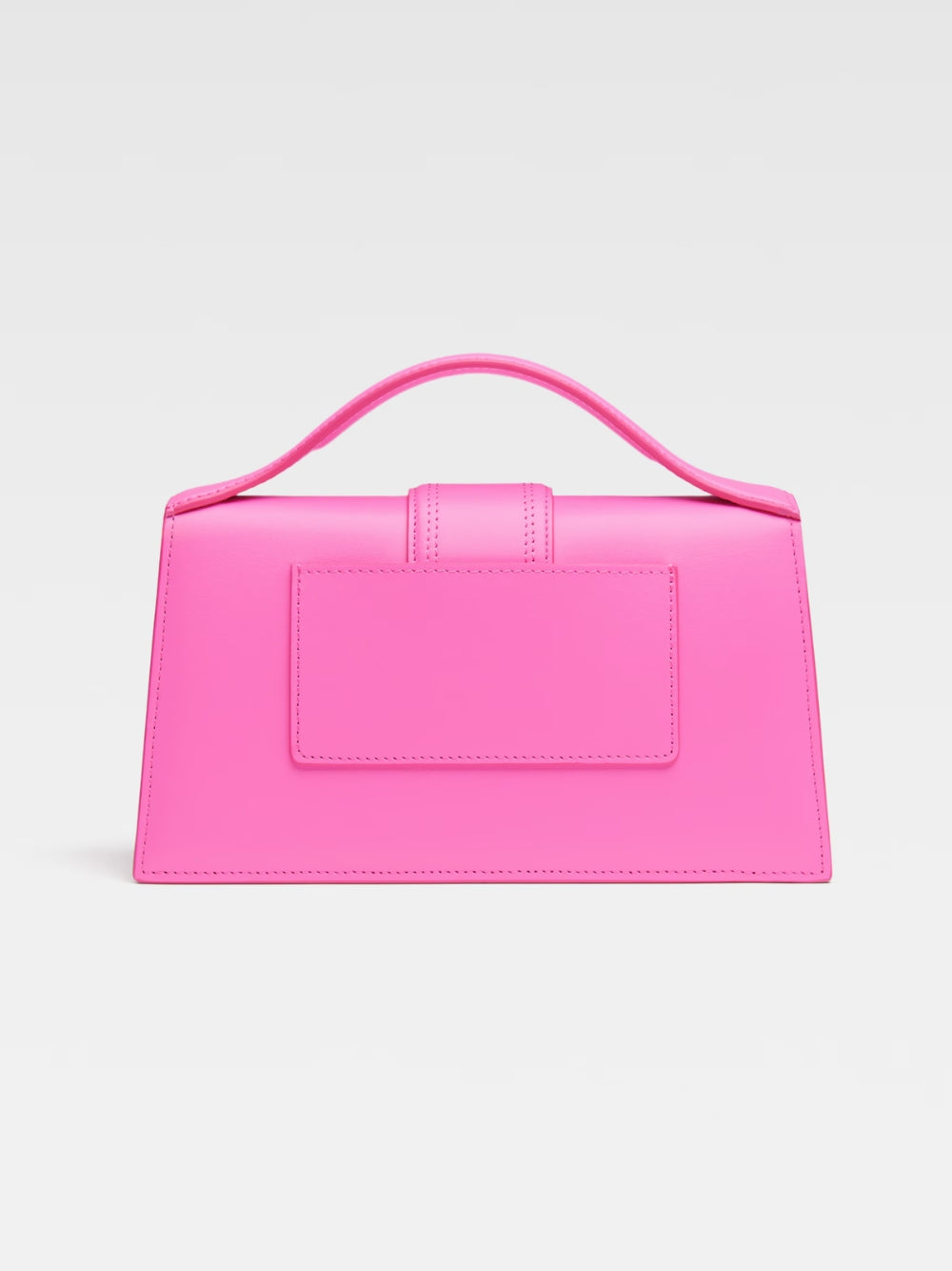 Jacquemus Neon Pink Leather Le Grand Bambino Handbag Jacquemus