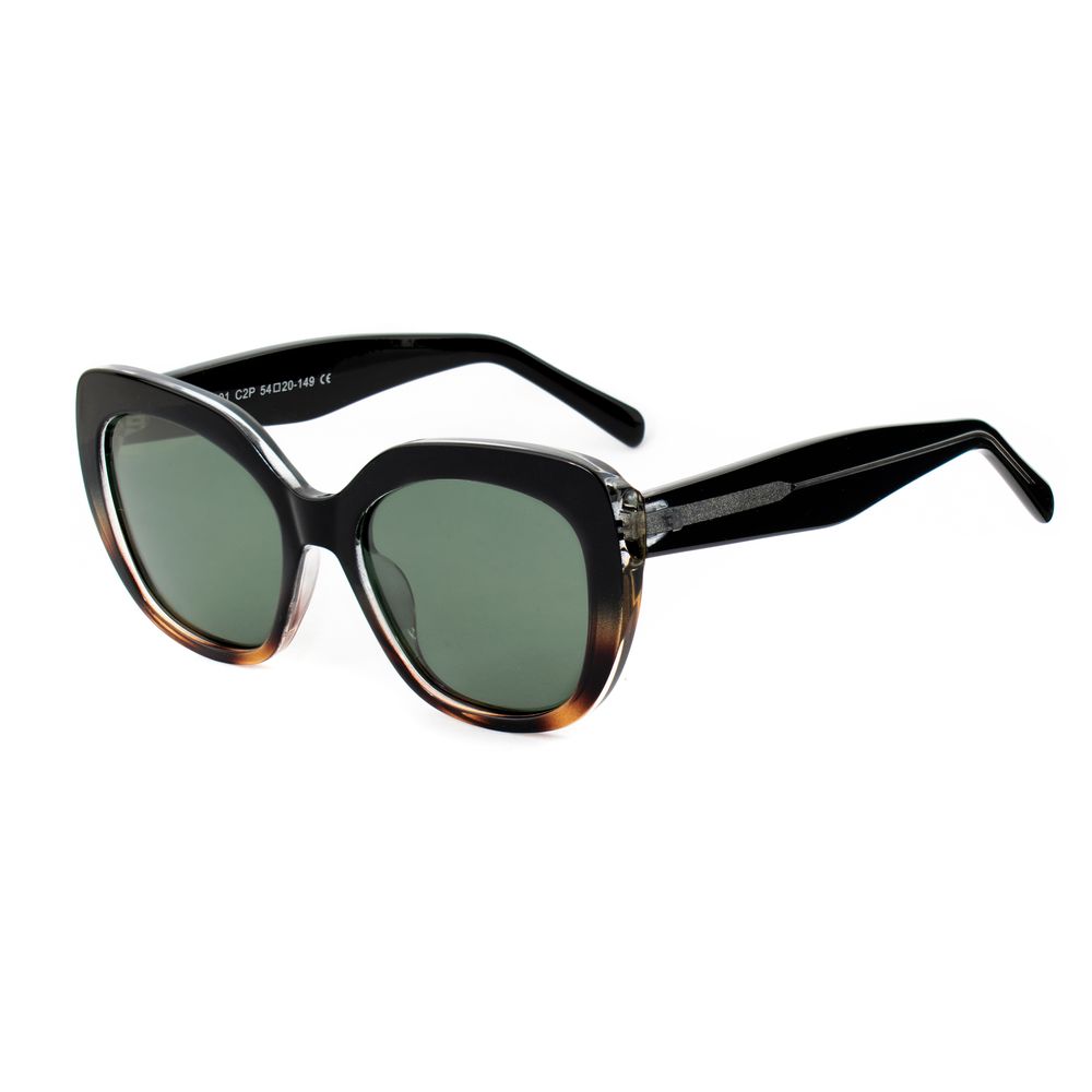 Bobroff Black Acetate Sunglasses Bobroff