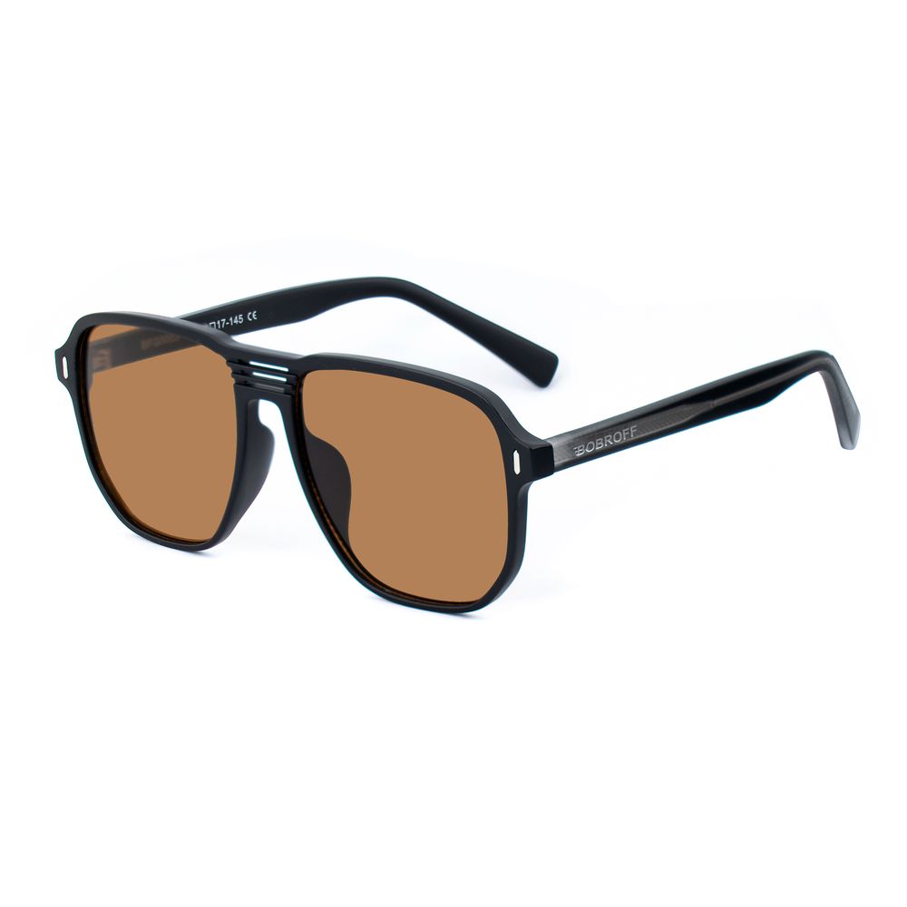 Bobroff Black Acetate Sunglasses Bobroff